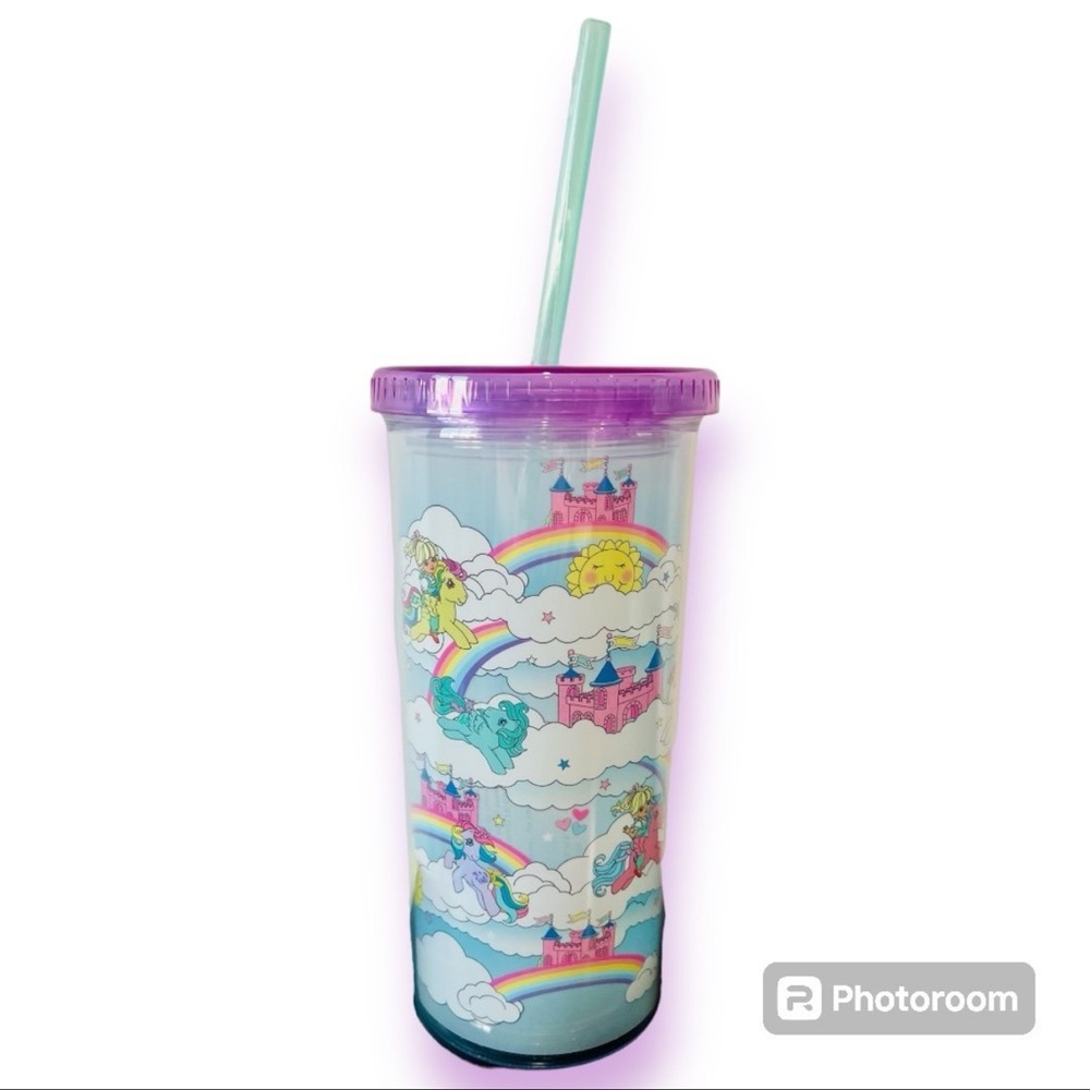 Hasbro My Little Pony Cloud Rainbow Acrylic Travel Cup